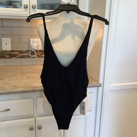 NWT Black One-Piece Swimsuit Size XS Ris K Voyager Swim - Picture 2 of 9